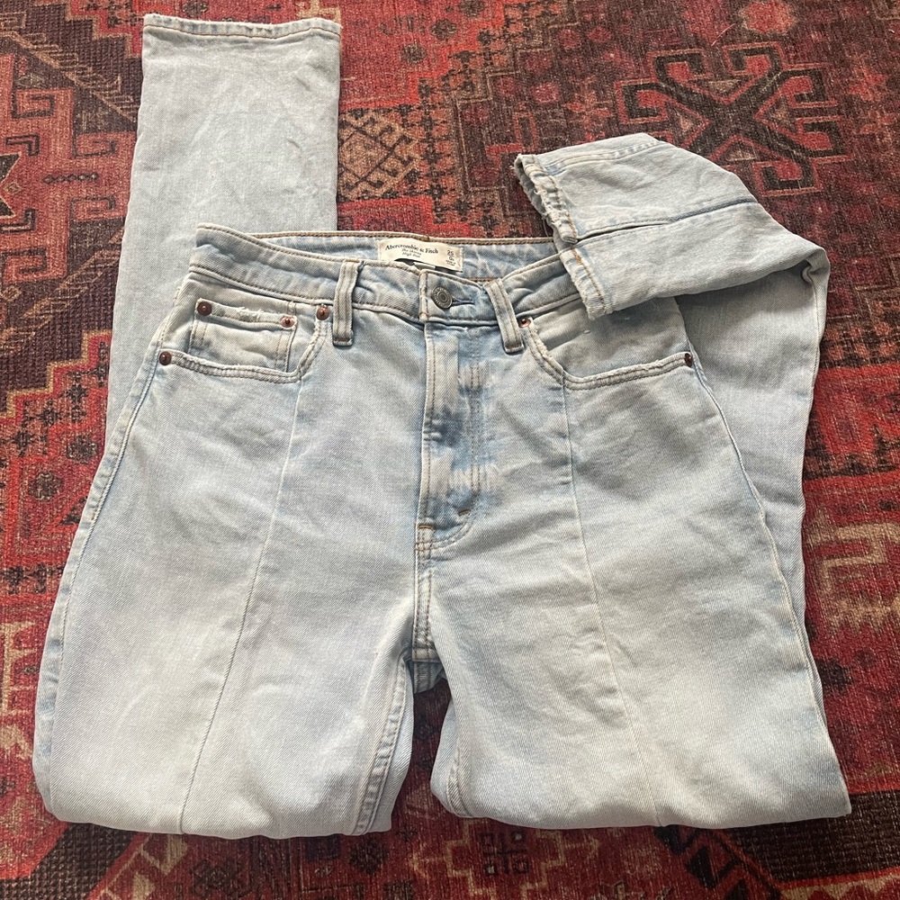 abercrombie Light Wash Denim Jeans